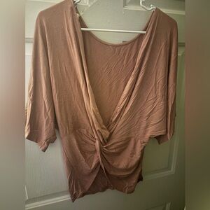 NWT Large Women's Dusty Pink Top